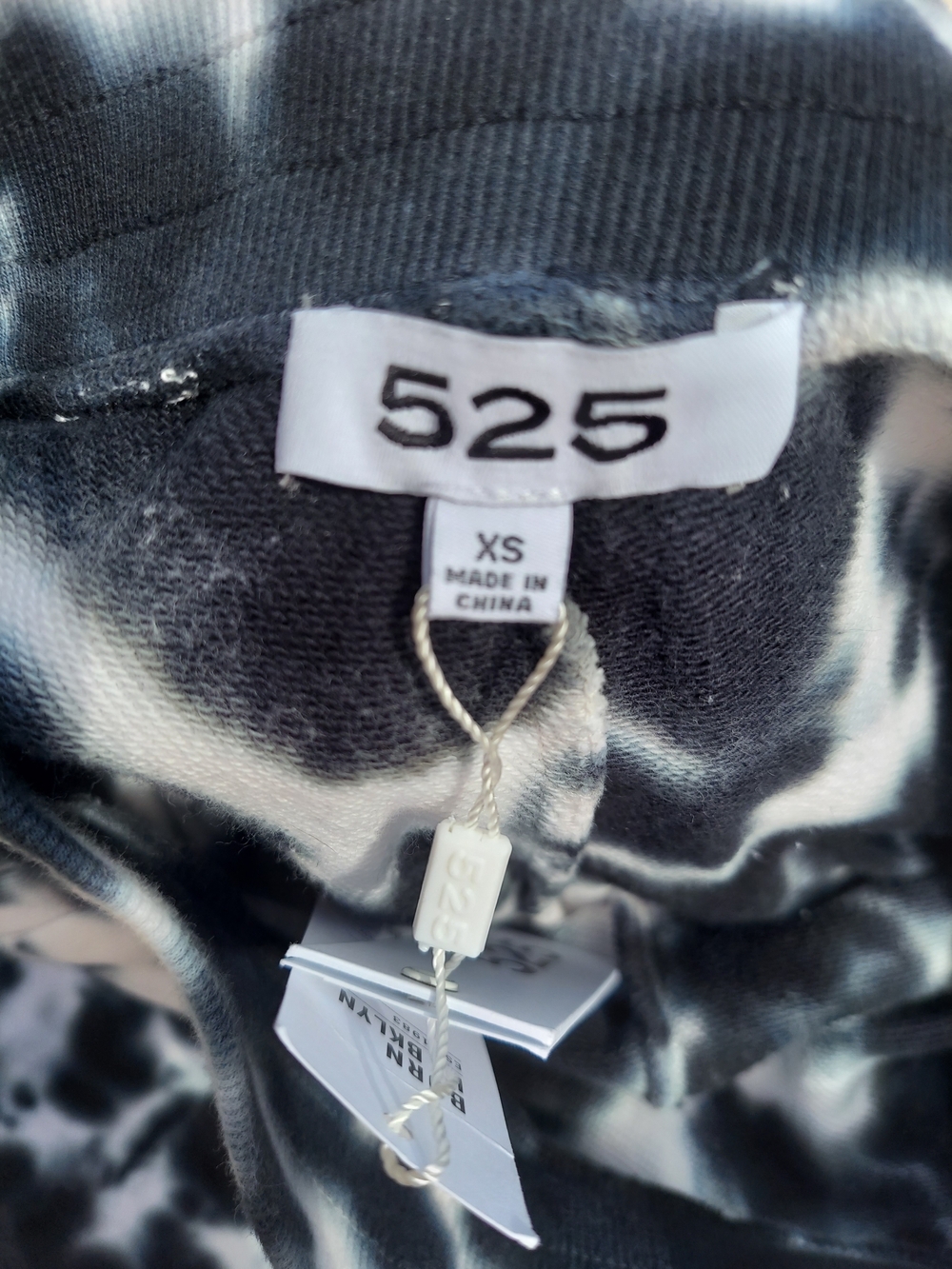 525 America Blue/Black & White Tie-Dye Cotton Joggers Womens Size XS NWT Cozy - Picture 5 of 9